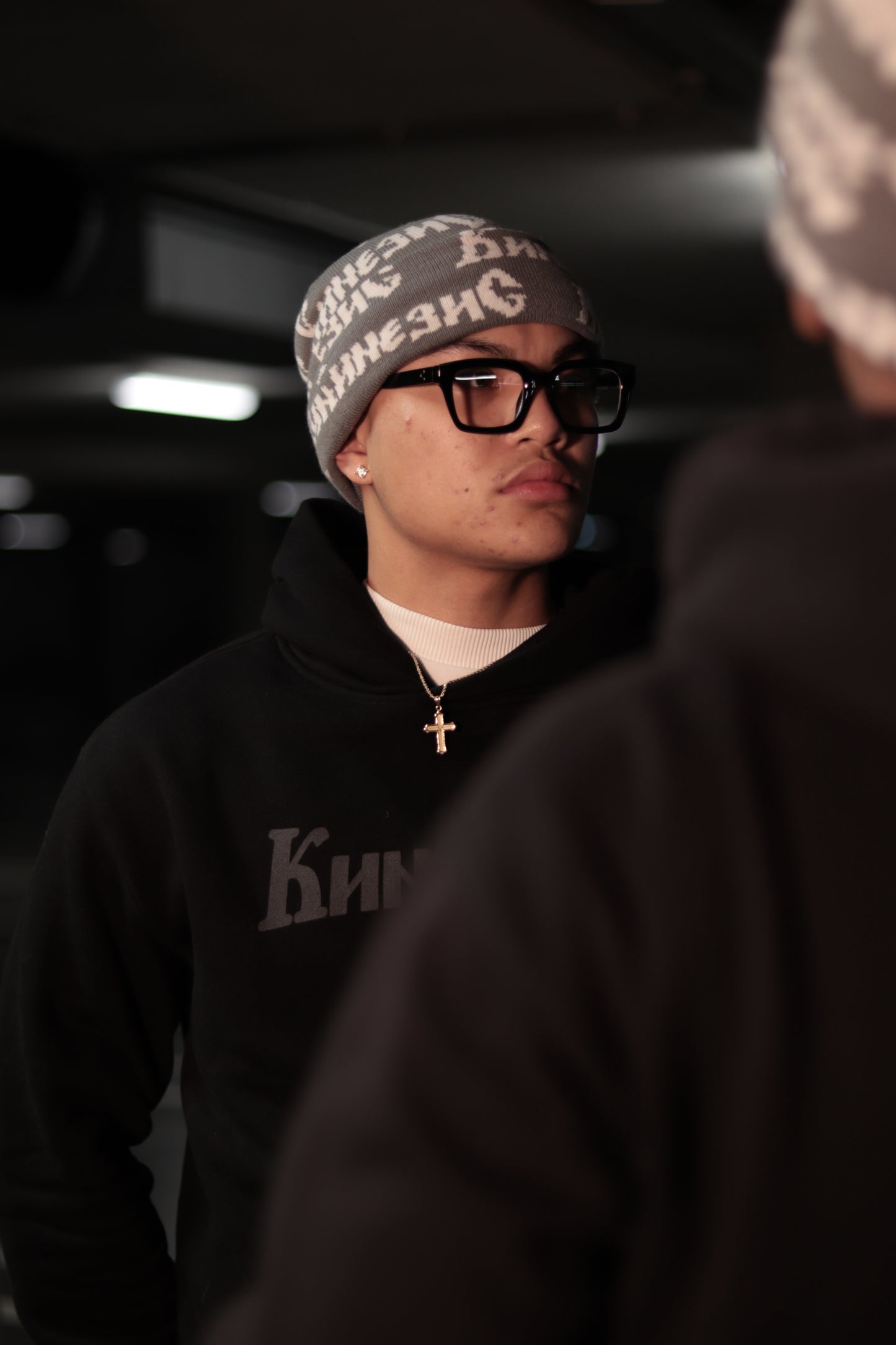 Kinesis Pattern Beanie Grey